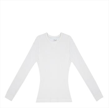 Uzun Kol Basic T-Shirt Ekru